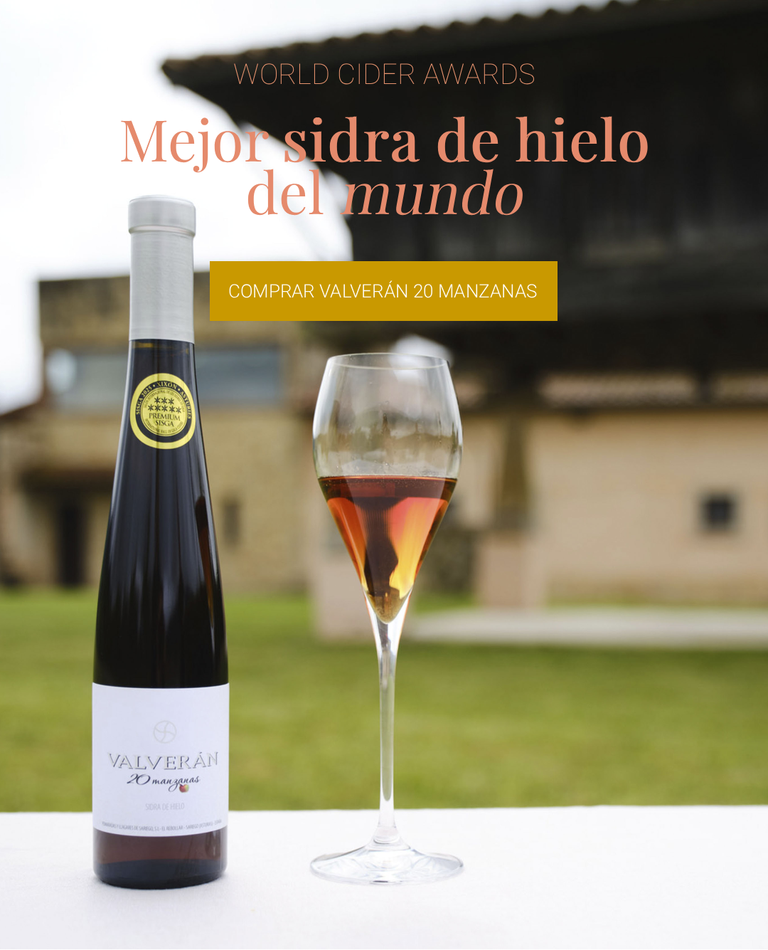World Cider Awards. Mejor Sidra de Hielo del mundo.